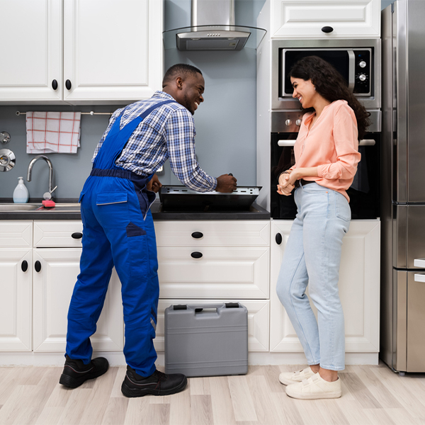 what kind of warranty do you offer on your cooktop repair services in Worthington Missouri